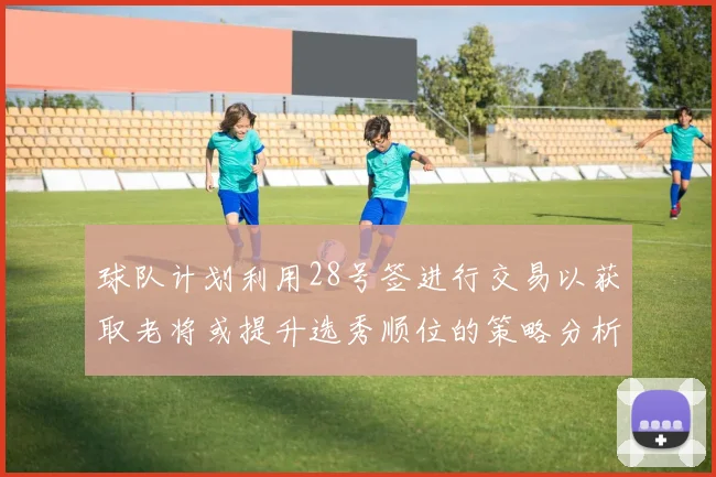 球队计划利用28号签进行交易以获取老将或提升选秀顺位的策略分析